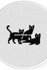 Daily Cross Stitch - Black Cat Group
