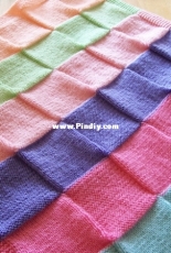 Easy-Peasy Squares Blanket by Kelly McCraw-Free