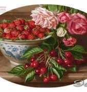 EstE 022 Still Life with Roses and Strawberry (Small)
