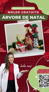 Atelie da Beta - Roberta Ferreira - ChristmasTree - Arvore de Natal - Portuguese - Free