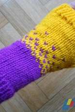 Dichotomy Fingerless Gloves by Lea Bronnenkant  /Lea67000 Designs-English