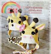 Angels Chest Boutique - Mary Angel Morris - 64 - Giraffe Earflap Hat