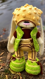 Crochet Bunny Art - Irina Tarasova - Outfit set Becky - Комплект Бекки - Russian