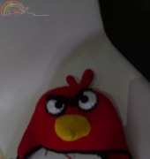 angry birds hat crochet