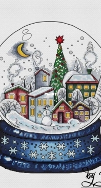 City Of Winter Snow Globe by Ksenia Glushkova