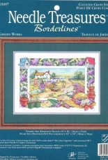 Needle Treasures-Borderlines (JCA) - 03097  Garden Works