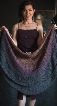 Lumin Shawl by Em Lyn Knits
