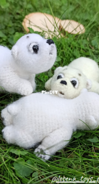 Lesena Pattern Toys - Olesya Don - Polar bear - Russian