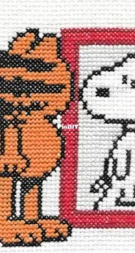 Garfield and Snoopy