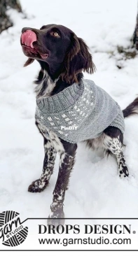 Drops Design - Northbound - Dog Sweater - Spanish - Free