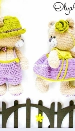 Olya Usolya Amigurumi - Olya Usoltseva - Edward and Edel - Эдвард и Эдель  - russian