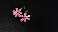 Made by Yuma - Uma M Natarajan - Easy Flower Earrings (Daisy Flower Earrings)