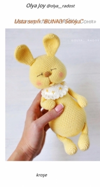 Kind Toys Patterns - Olya Joy - Olga Radost - Sleeping Bunny - Bunny Soya - English