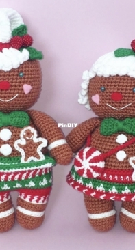 Miss Daisy Handmade - Miss Daisy - Leticia Maria Olano Acosta - Gingerbread Couple