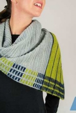 The Stripe Collection Shawl Kite Runner, Upwards, Moonglow, Stripe Swept, Space Line  by Jana Huck