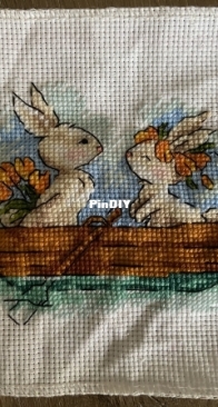 SPRING BUNNIES, ON A BOAT – ELENA LARTSOVA