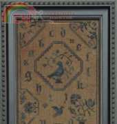 Willow Hill Samplings - Quaker Bluebird Sampler