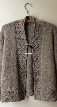 Wheatsheaves Cardigan by Elizabeth McCarten