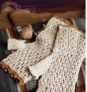 Lace Fingerless Gloves by Kaye D.Collins from Spin-off Winter 2008
