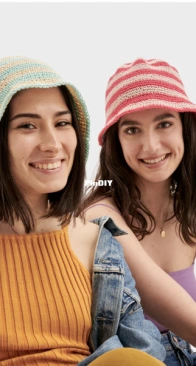 The Lanners - Stripey Bucket Hat - Spanish - Free