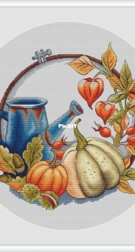 Embroidering Autumn by Tamriko Lamaridze