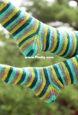 Trusty Toe Up Socks by Tanis Lavallee-Free