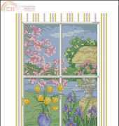 Window Series by Maria Diaz From Cross Stitch Collection 182-187-191-195
