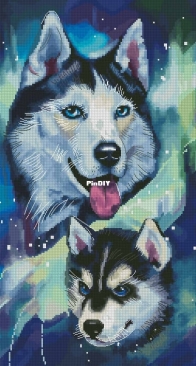 Northern Huskies by Nadezhda Gavrilenkova XSD