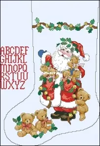 Dimensions 8473 Christmas Cuddles Stocking XSD