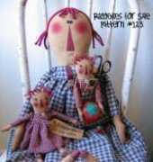 Homespun Hugs and Calico Kisses Raggedies for sale #123