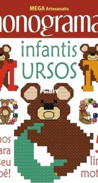 Mega Artesanato - Monogramas Infantis - June 2024- Portuguese