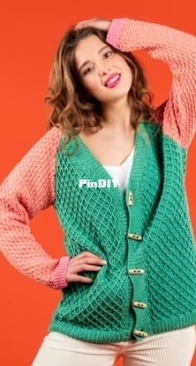 Paintbox Yarns - Promenade Oversized Cardigan - Free