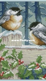 Vervaco PN-0021668 Birds in Winter XSD and PCS