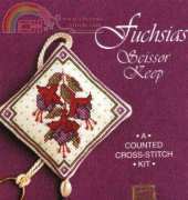 Textile Heritage - Scissor keep - Fuchsias