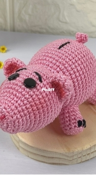 Gil Amigurumi - Gilson Viana - Hamm - Porco - Potuguese