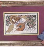 Musical Angel - Louis Winston - The Cross Stitcher FEB 1997