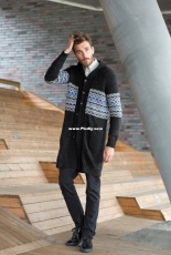 Dale Gull 332-07 His Hipster Cardigan by Bente Presterud Røvik – Norwegian – Free