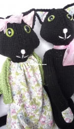 Kitty and Kate Cat by Ali Hogg