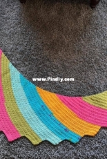 Treble Maker Designs -  Ches Powell - Surfs Up Shawl
