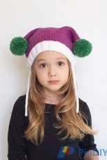 TellybeanKnits-Mrs. Claus Boxy Hat by Stephanie Lotven -Free
