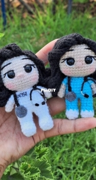 Ashlye a Crochet - Ashlye Retamozo - Doctor Keychain - Llavero Doctora -  Spanish