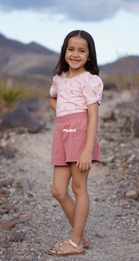Peony Patterns - Thyme Shorts with Thistle Tee - Sizes 1-14 Years