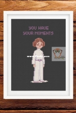 Smart Cross Stitch - Princess Leia - Free