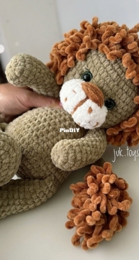 Juk Toys - Juliya Juk - Юлия Жук - Lion - Лев - any language