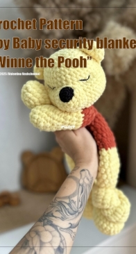 Patterns Fly - zefirka.vlg - Valentina Vashchenko - toy baby security blanket: Pooh