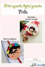 Mimos da Aline - Mini Apostila Digital Frida - Bastidor e Marca Páginas Free