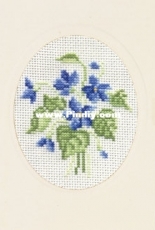 Permin of Copenhagen - Violets - Free