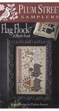 Plum Street Samplers - Flag Flock & Sheep Keep