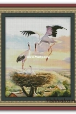 Storks by Galina Nesterenko