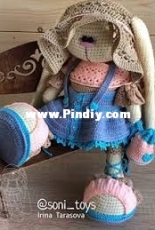 Crochet Bunny Art - Irina Tarasova - Betty Outfit Set